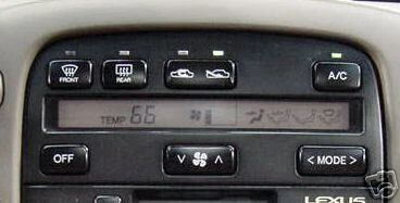 LEXUS SC400 SC300 CLIMATIZADOR CALENTADOR PANTALLA A/C 98-2000 LCD remanufacturado Foto 1 de 4