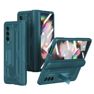 Pour Samsung Galaxy Z Fold 2 5G Luxury Armor Kickstand Hard Phone Case Cover - Zdjęcie 1 z 9