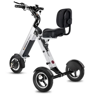 Powered Mobility Scooter 3 Wheel with Backrest Seat Lightweight Electric Scooter - Picture 1 of 6