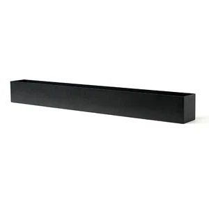 2 PCS x 32"L Trough Rectangle Planter WindowSill Galvanized Steel Planter Pots - Picture 1 of 9