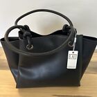 Urban Expressions Handbag - 3 Pouches - Black Faux Leather