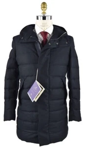 NUEVO ABRIGO LUIGI BORRELLI 100% Cachemira TALLA 44 EE. UU. 54 EU 18BG4 - Imagen 1 de 12