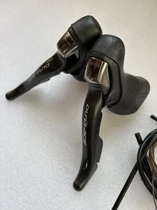 Shimano Dura ACE 2x10 ST-7900 speed shifters w/cables. Left/Right. - Picture 1 of 4