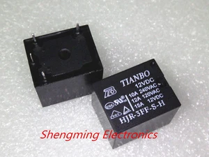 Relé 10 piezas 4 pines 12V HJR-3FF-S-H 12VDC 10A 240VAC T73 - Imagen 1 de 1