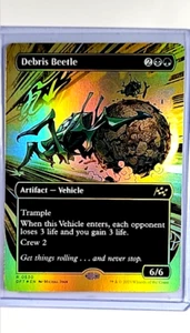 2025 MTG Magic The Gathering DFT Borderless First 1st Place Foil Debris Beetle - Picture 1 of 2