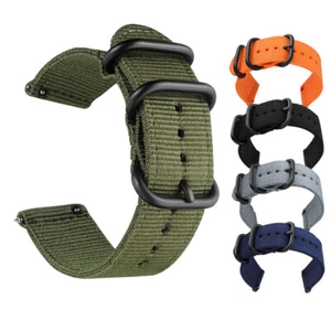 Bracelet Watch Band Wrist Strap 18mm 20mm 22mm 24mm Nylon Unisex For Samsung - Bild 1 von 17