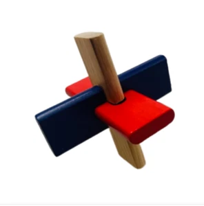 Lote de 24 piezas - Rompecabezas de madera entrelazados - Imagen 1 de 2