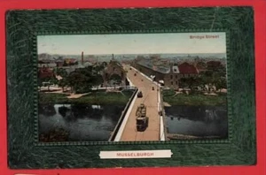 EAST LOTHIAN MUSSELBURGH BRIDGE STREET GERAHMTE SERIE pu 1909 - Bild 1 von 1