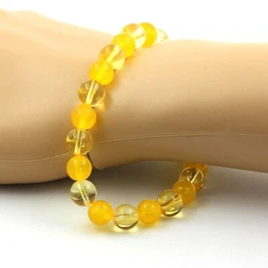 Armband Perlen Citrin + Achat gelb - Bild 1 von 7