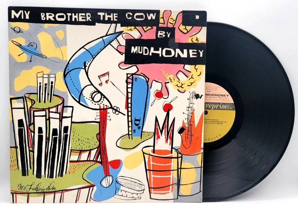 MUDHONEY - MY BROTHER THE COW - GRUNGE ROCK LP 1995 INCLUDES 45 SINGLE Foto 1 de 3