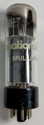 Tubo único internacional Mullard/IEC EL34 6CA7 raro Foto 1 de 4