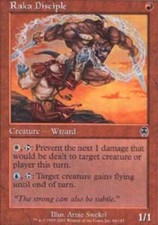 1x Raka Disciple - Foil LP, English MTG Apocalypse