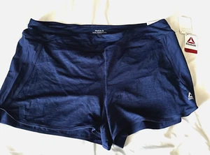 Pantalones Cortos de Yoga Reebok Azul XXXL Para Mujer Entrenamiento Activo Pull On Delgados - Imagen 1 de 7
