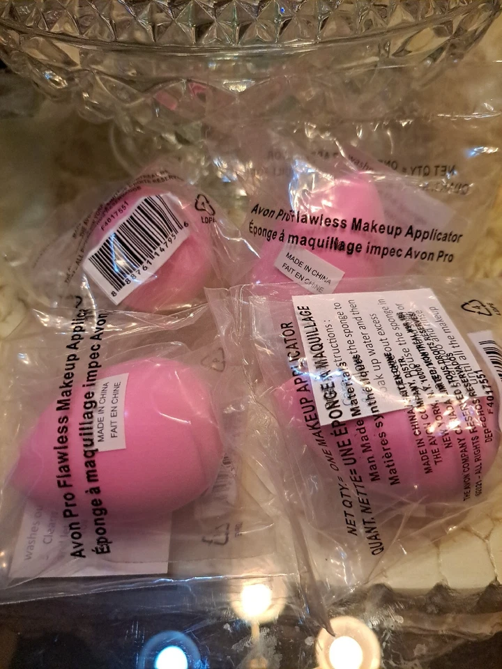 Lote de 4 aplicadores de maquillaje impecable Avon Pro Foto 1 de 1