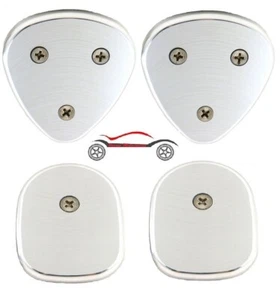 99-06 Chevy Silverado GMC Sierra kits de bloqueo de placas para visera solar de aluminio - Imagen 1 de 7
