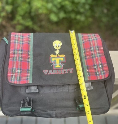 华纳兄弟 (WB) Looney Tunes Tweety Bird Varsity 电脑挎包/单肩包 — 第 1/4 张图片