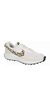 Nike Waffle Debut White Sail Orange Rattan LP Leopard Womens Sz 6.5 - Picture 1 of 6