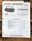 Sharp QT-CD44 Radio Service Manual *Original* #1