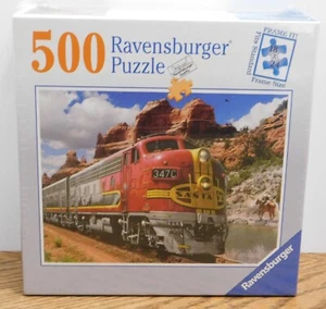 Neu versiegelt Ravensburger 500 PC Puzzle 2007 Santa Fe Super Chief Zug - Bild 1 von 2
