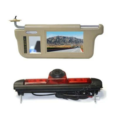 Sun Visor Rear Monitor Reverse Camera for Fiat Ducato / Citroen Jumper Relay - Image 1 of 4