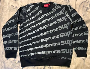 NEW Supreme Radical Crewneck Sweatshirt Medium Navy - Picture 1 of 7