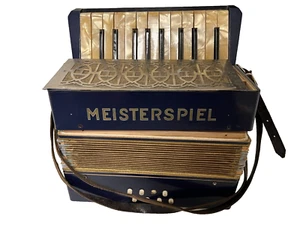 Vintage Meisterspiel Accordion - Not Working - Sold for Parts or Repair - Picture 1 of 15