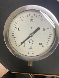 40000 kPa All Stainless Steel Pressure Gauge 6" - Picture 1 of 2