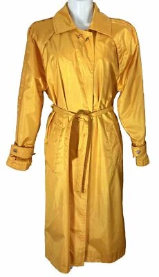Otello Pelle дождевик прорезиненный Тренч размер 7/8 золото кино реквизит талии галстук - Изображение 1 из 4