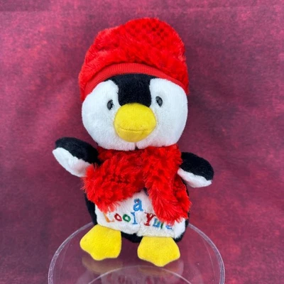 DAN DEE COLLECTION "HAVE A COOL YULE" PENQUIN PLUSH STUFFED ANIMAL 8 inch TALL - Image 1 of 4