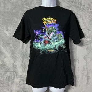 Forbidden Kingdom 2023 T-Shirt Small Black Dragon Graphic Insomniac Festival Tee - Picture 1 of 8