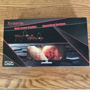 Xynsviu Radeon R7 350 4G Video Card, GPU 6 Mini-DisplayPort to VGA Outputs - Picture 1 of 3