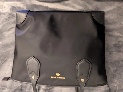 Michael Kors Black Nylon & Leather Trim Tote Bag Shoulder Purse Handbag - Image 1 of 4