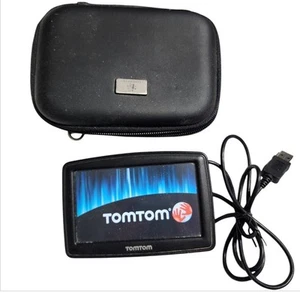 TomTom XL Model 4ET03 GPS Car Navigation System Bundle W USB Cord & Case Tested - Picture 1 of 7