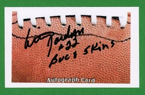 Curtis Jordan NFL Washington Redskins Super Bowl Champ Signed 3x5 Card E28161 - Picture 1 of 1