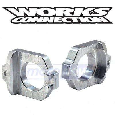 Works Connection Elite Axle Blocks for 2010-2018 Suzuki RMX450Z - Drive Axle rs - Image 1 of 4