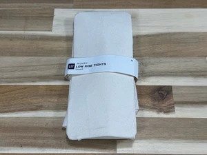 ✅GAP ✅Low Rise Tights ✅Womens ✅Medium ✅CREAM ✅IVORY ✅BONE ✅OFF WHITE✅Made In USA - Picture 1 of 4