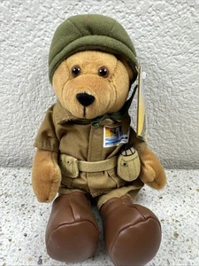 Neu WWII Memorial Stamp Bär 10 Zoll Solider USPS Plüschtier Stofftier - Bild 1 von 12
