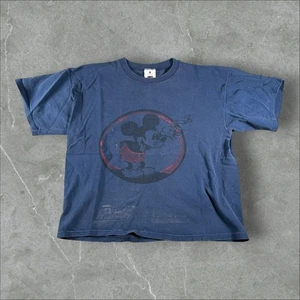 Camisa de fumar vintage de Mickey Mouse para hombre grande azul Westwood Seditionaries Joint - Imagen 1 de 9