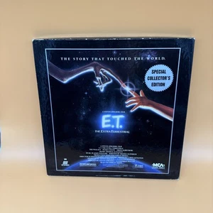 E.T. THE EXTRA-TERRESTRIAL COLLECTOR’S EDITION (3) LASERDISC BOX SET - Picture 1 of 16