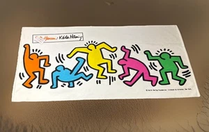 New Limited Edition Sally Hansen x Keith Haring Beach Towel Break Dancers - Picture 1 of 3