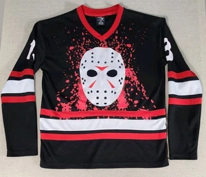 Friday The 13th Jason Voorhees Horror Movie Hockey Jersey Size Med - Halloween - Picture 1 of 9