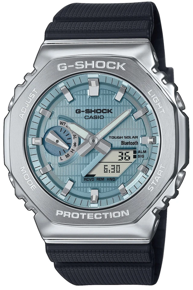 Casio G-Shock Herrenuhr Solar Bluetooth Graublau GBM-2100A-1A2ER B-Ware - Bild 1 von 1