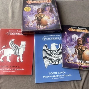 De colección 1989 Advanced D&D Dawn of the Emperors TSR Gazetteer ¡Caja Completa! - Imagen 1 de 8