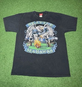 Vintage Y2K Seattle Seahawks XL NFL Grafik T-Shirt  - Bild 1 von 6