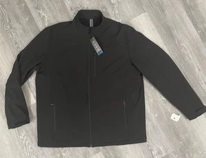 Weatherproof Jacket Men 3XLT Black Big Tall Softshell Outdoor Wind Resistant - Picture 1 of 23