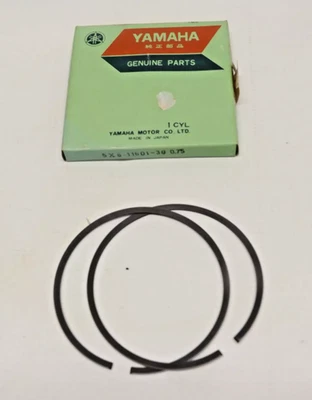 Juego de anillos de pistón de gran tamaño NOS Yamaha IT490 WR500 YZ490 0,75 5X6-11601-30 Foto 1 de 4