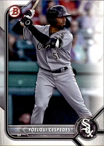 SET BESTEHEND AUS 5 2022 BOWMAN PROSPECTS BASE PAPER BP87 YOELOUI CESPEDES WHITE SOX - Bild 1 von 2