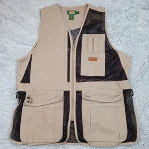 Cabela's Vest Womens XL Biege Sportswear Hunting Shooting Game Pouch Outdoors - Picture 1 of 11
