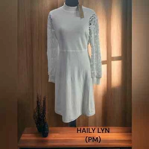 HAILY LYN, Size- PM,IVORY, DRESS - Picture 1 of 11