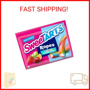 SweeTARTS Ropes, Twisted Rainbow Punch Candy, 9 Ounce Pouch - Picture 1 of 2